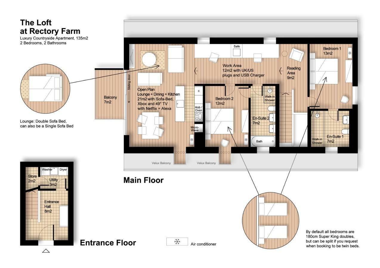 The Loft : Luxury Countryside Retreat For Family & Friends Villa Clipston  ภายนอก รูปภาพ